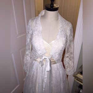 PRONOVIAS Jacket 110 Off white, Size 12